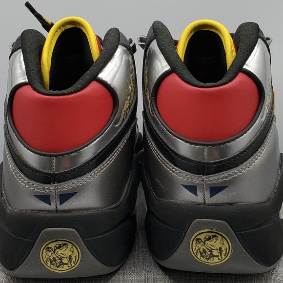 Reebok Question Mid x Power Rangers Megazord Shoes Men's Size 9.5 GY0590 NEW - Picture 8 of 10